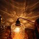 Lampe baladeuse en verre moulé