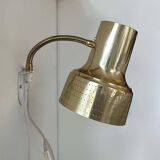 Applique vintage orientable, laiton perforé, Carl Thore Suede 1960