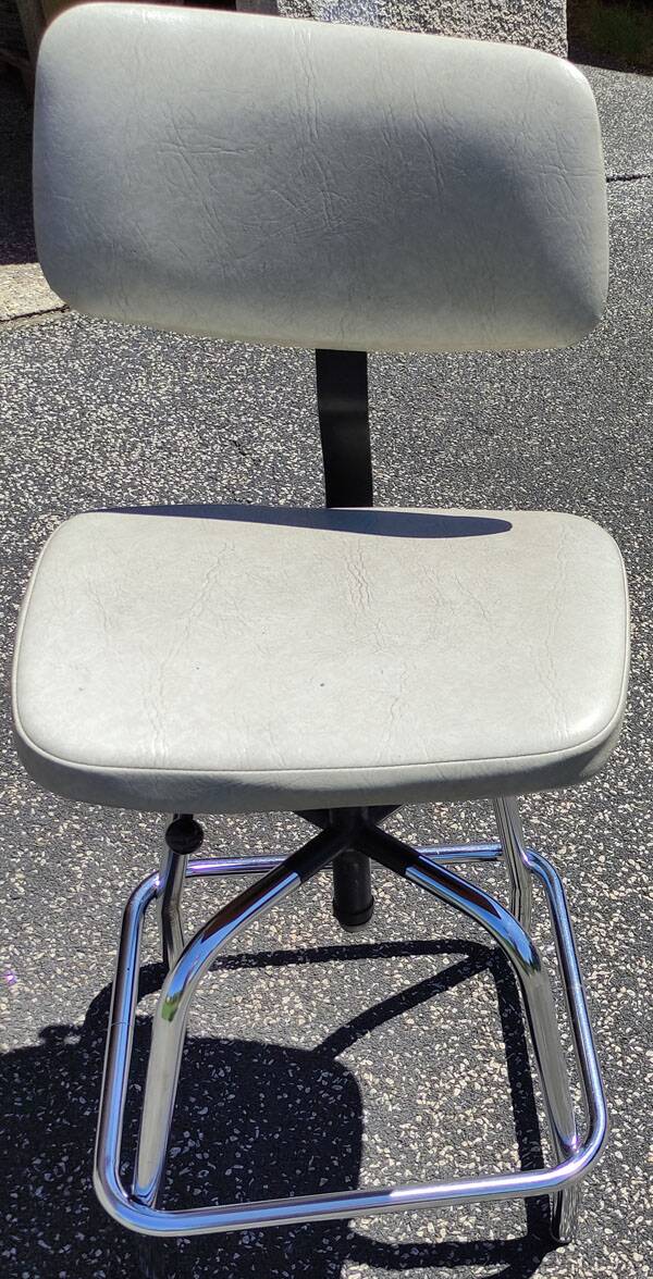 Industrial style stool chair