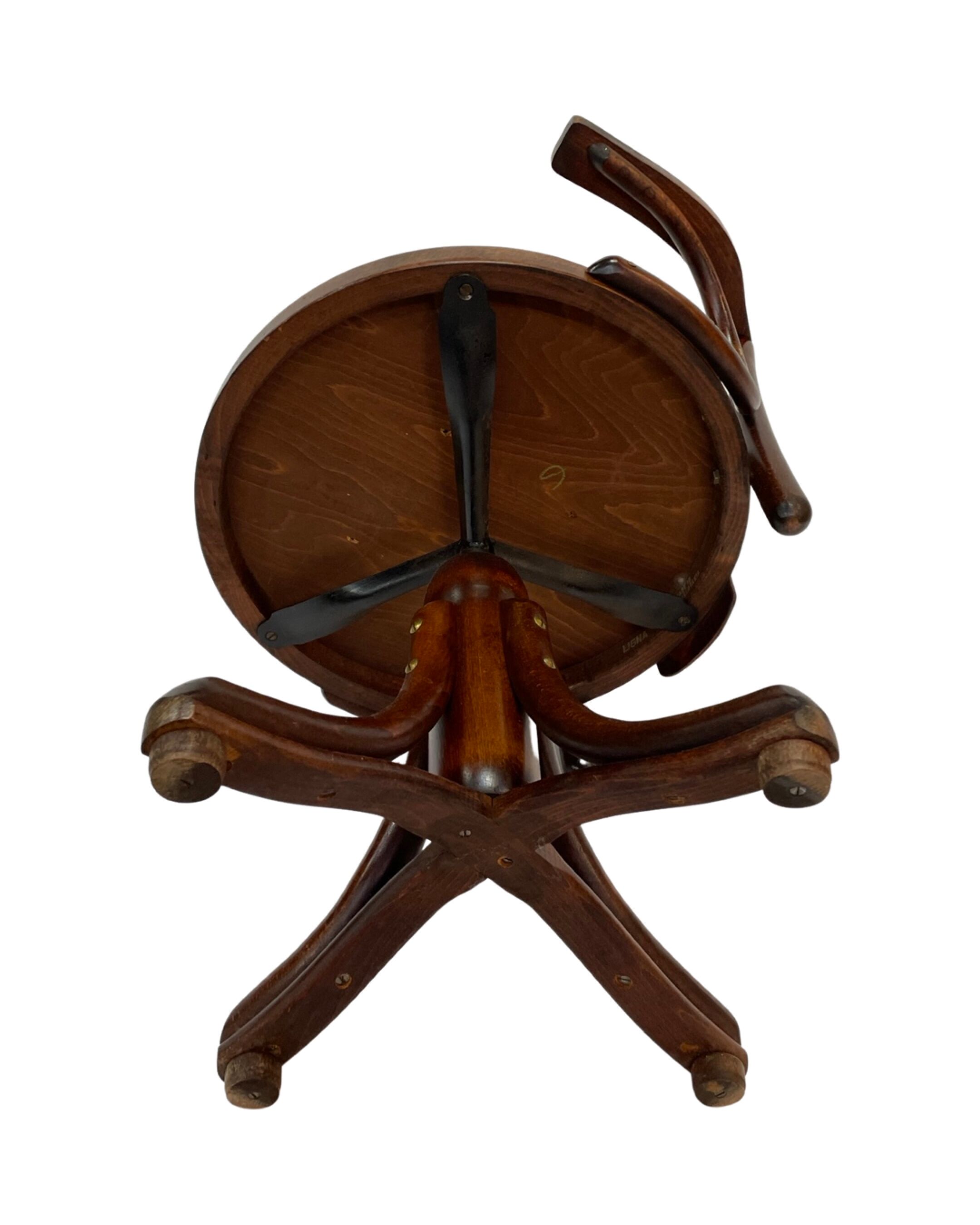 Desk chair Ligna Thonet 60's design