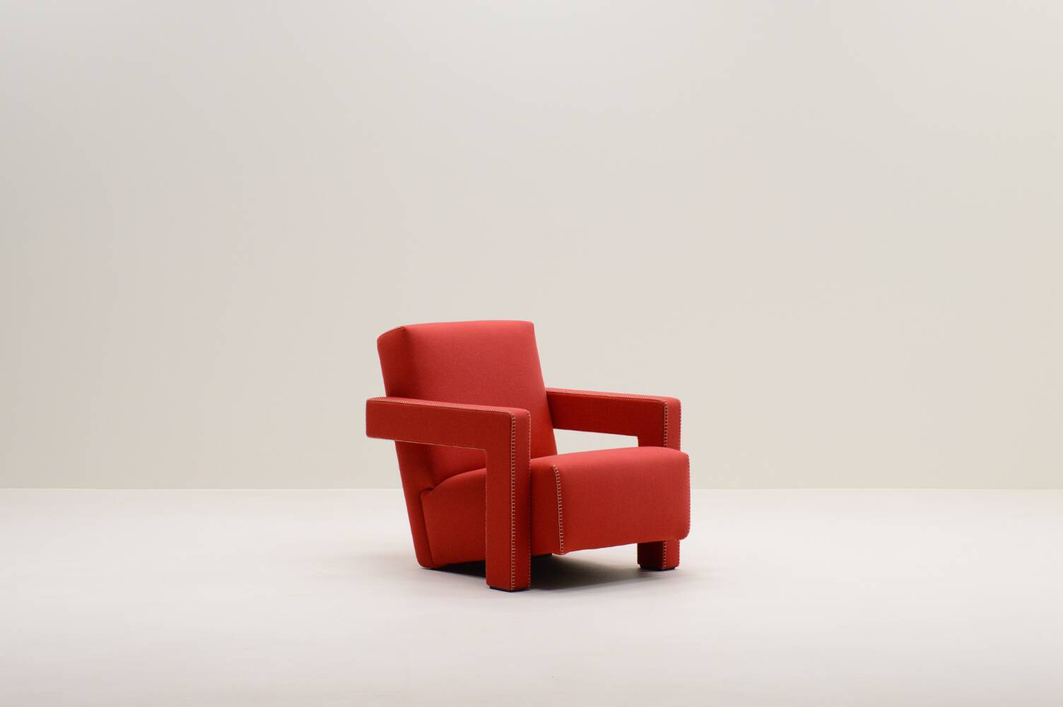 “Utrecht” chair by Gerrit Rietveld for Cassina, 1990s Italy.