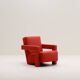 “Utrecht” chair by Gerrit Rietveld for Cassina, 1990s Italy.