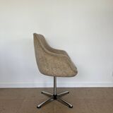 Egg chair beige mid-century