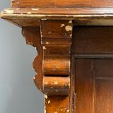 Large art deco cafe cabinet from Belgium, 1920s.