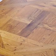 table basse chêne massif Motif Parquet Aremberg du 19e