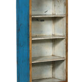 Floor library 4 tablets wood old teak piece of origin india 77x36x165cm