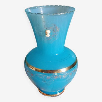 Opaline Vase - 1950s - 25.5 cm