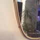 Free-form asymmetric mirror from the 60s and 70s 36x57cm