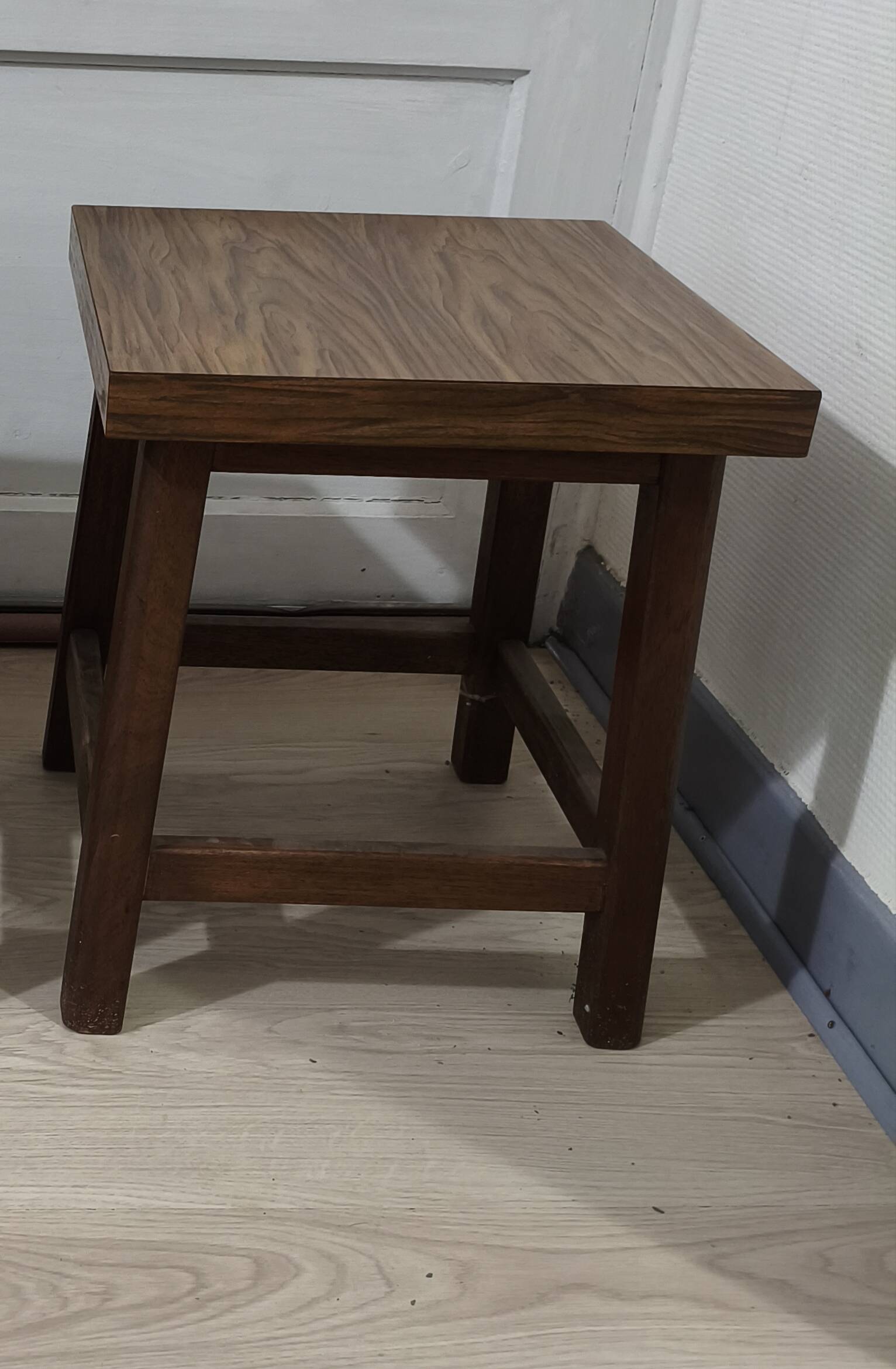 vintage wooden stools