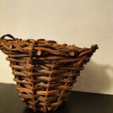 Old basket for collectible doll