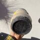 Vase en raku / céramique signée / poterie fait main