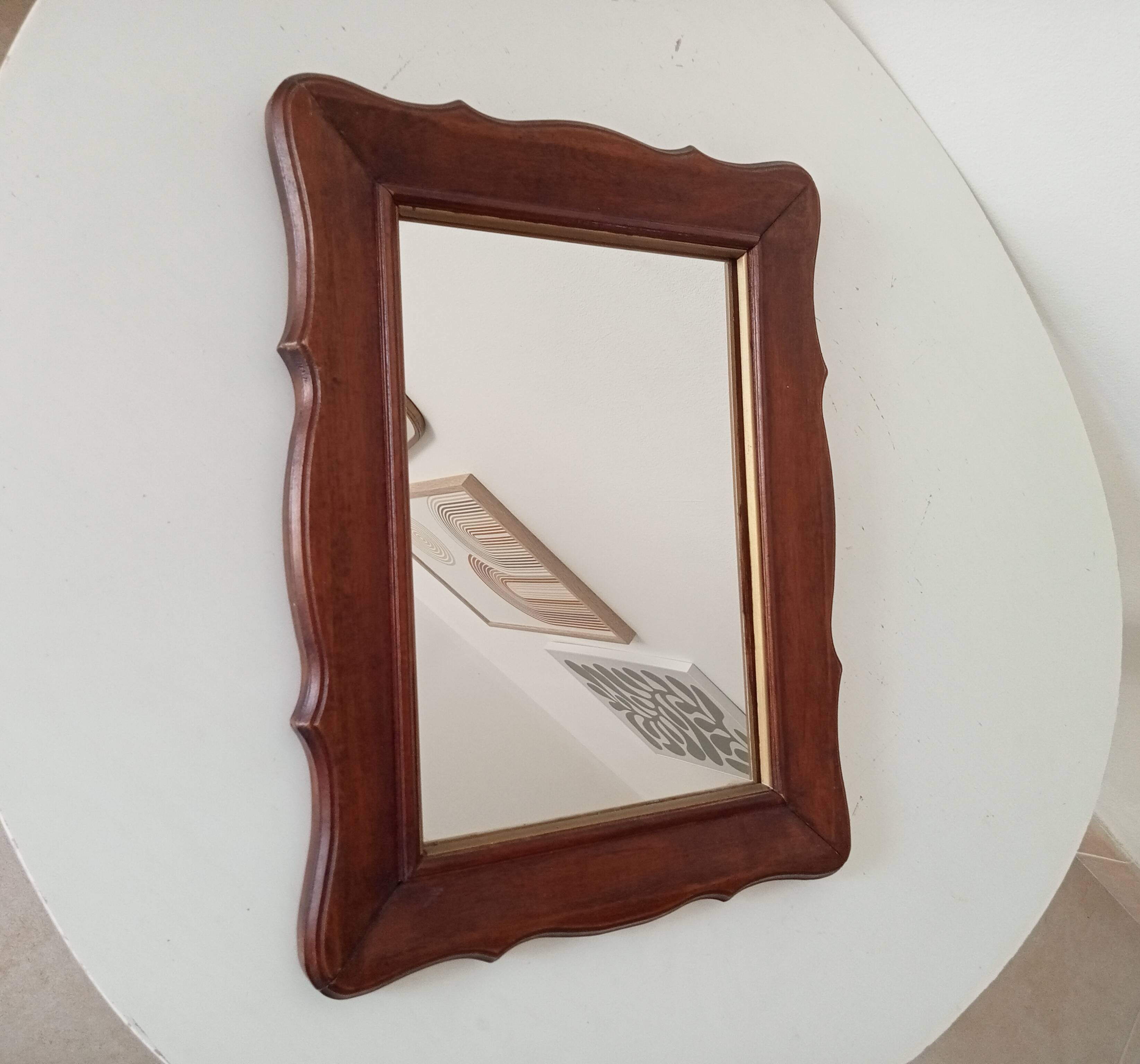 Rustic vintage mirror chic countryside