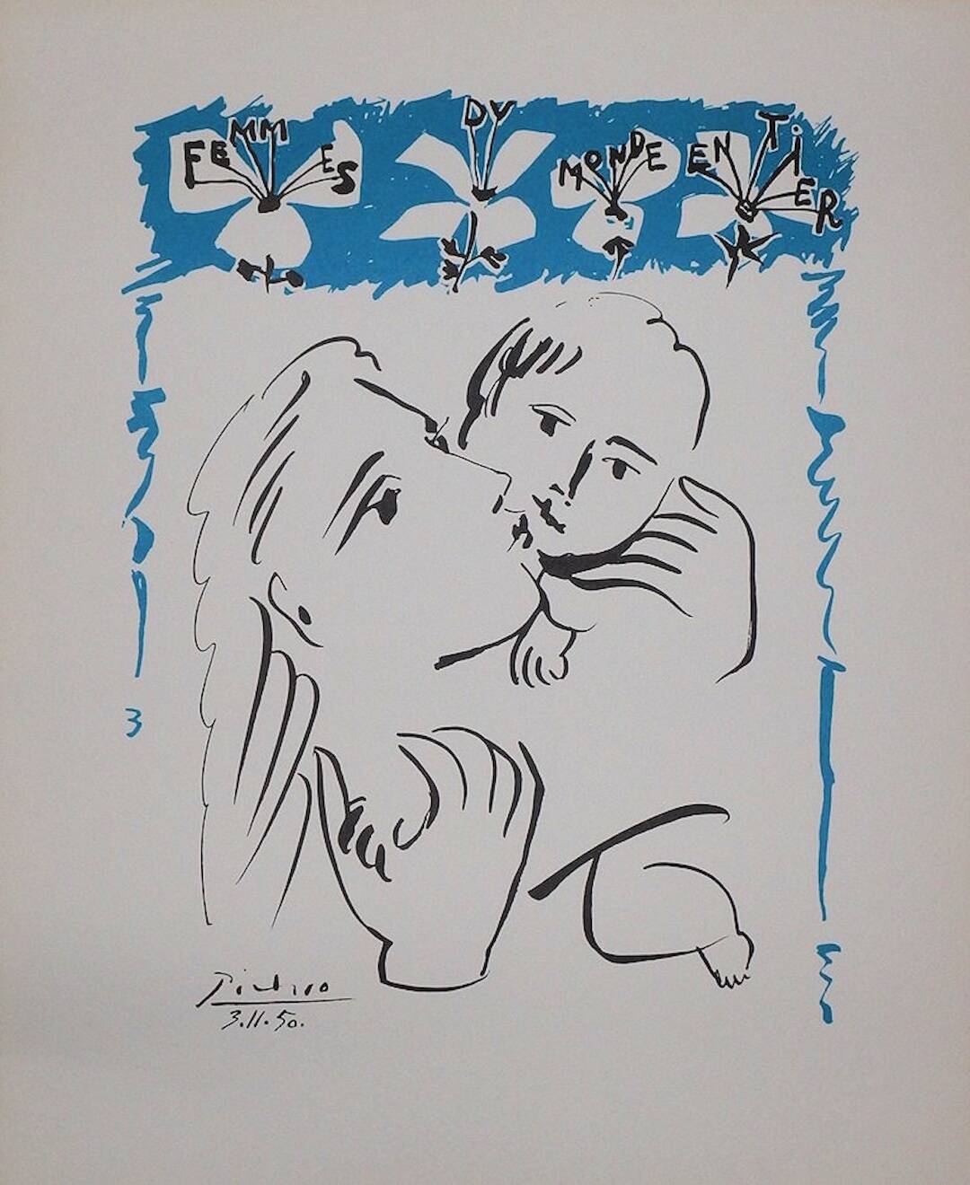 Pablo Picasso: Maternal Love - Signed Lithograph
