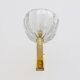 Attributed to Seguso Art Dèco Brass and "Pelugoso" Murano Glass Sconces, Pa