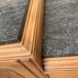 Parisian art deco buffet walnut brut massive 1920