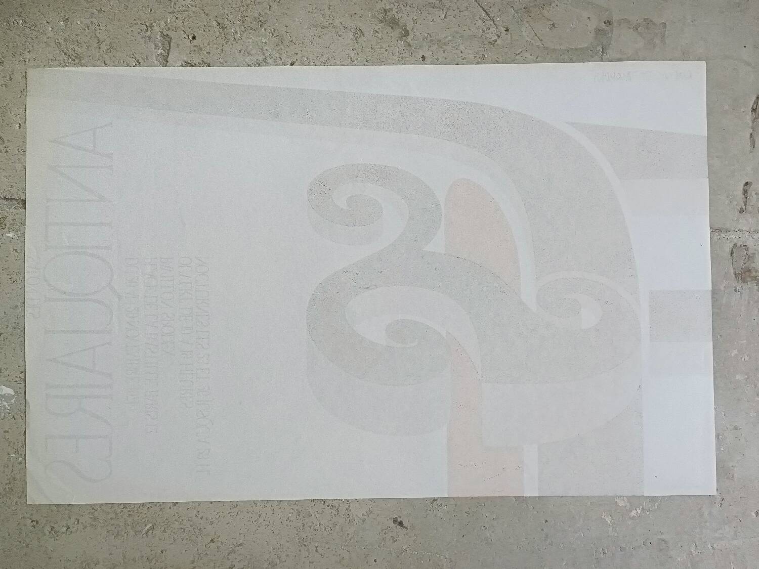 Original poster for the Antiques Fair