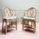 Suite Of Six Louis XVI Style Lacquered Wood Chairs