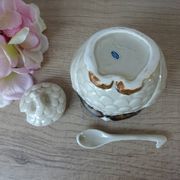Vintage Ceramic Owl Sugar Bowl Made in Japan