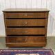 Commode Louis Philippe fin XIXème en noyer et sapin