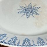 Serving dish, iron earth, Gien