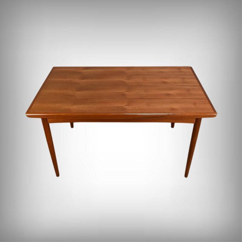 Extendable Teak Table, Dyrlund, Denmark – 1960s