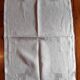 Rectangular placemat in white cotton thread, with Art-Deco patterns, hand embroidered, openwork.