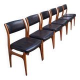Lot de chaises de style scandinave