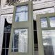 4 Art Nouveau partition doors + transom