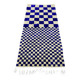 Traditional handmade blue white Berber rug 250cmx150cm