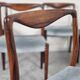 6 Scandinavian chairs in rosewood by Kai Lyngfeldt Larsen