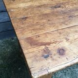Solid oak farm table