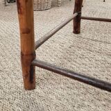 Bamboo side table