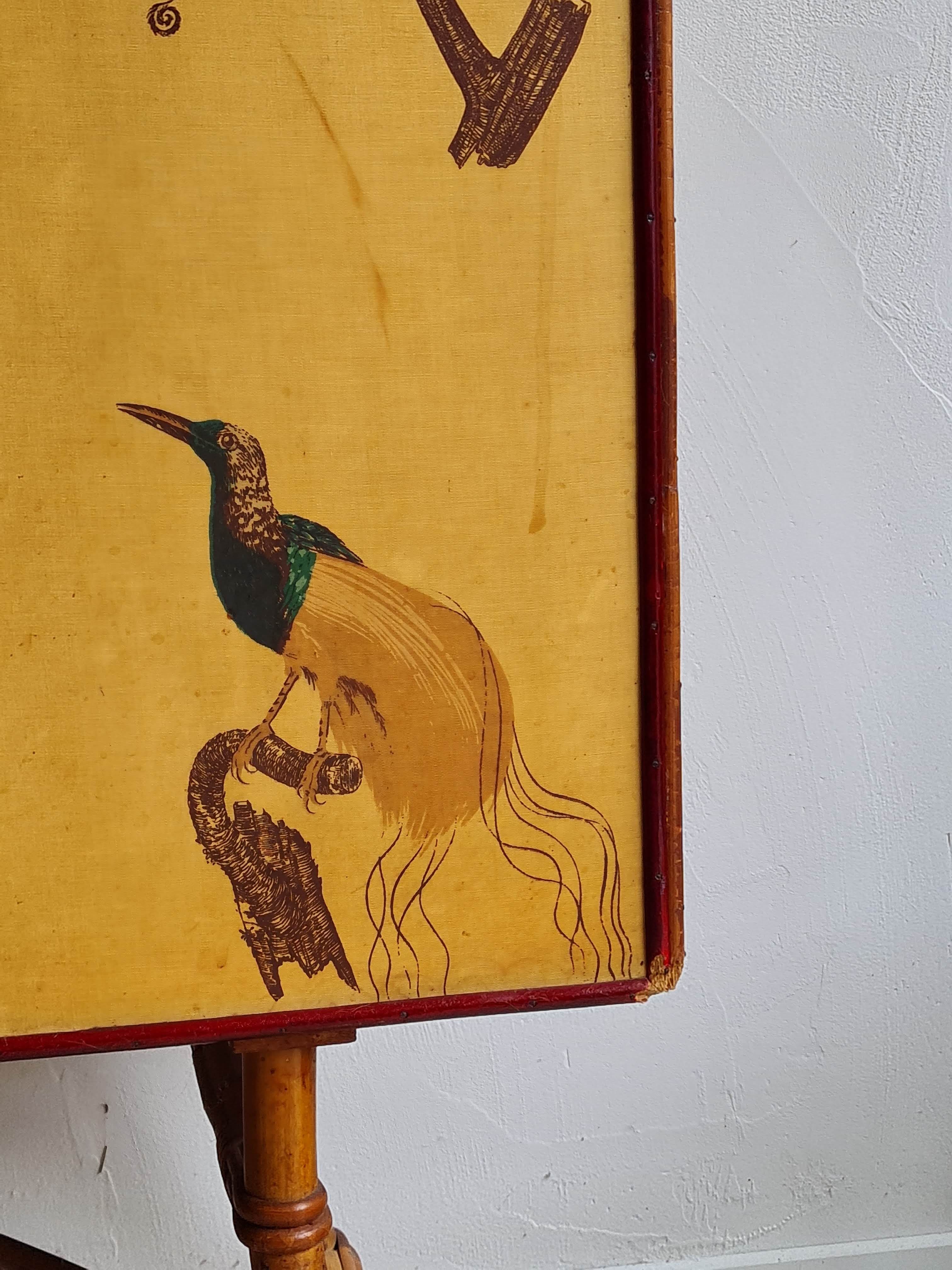 Bar rattan foot compass