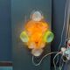 Murano Glass Disc Sconces Set of 2 1970’s