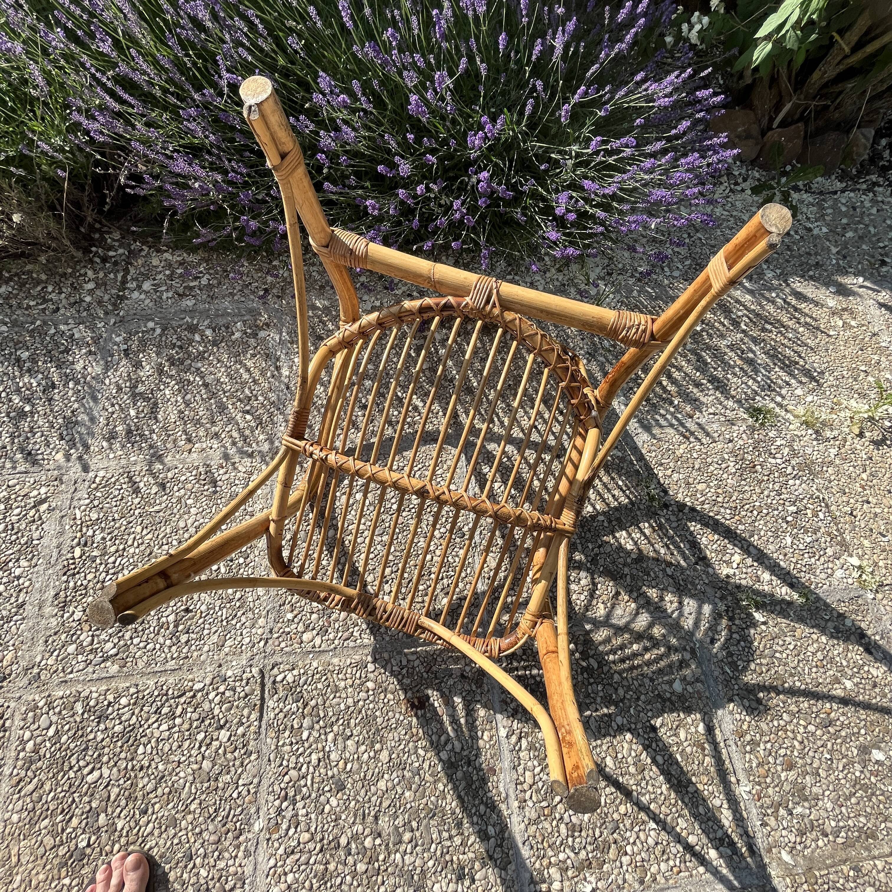 Bamboo chair