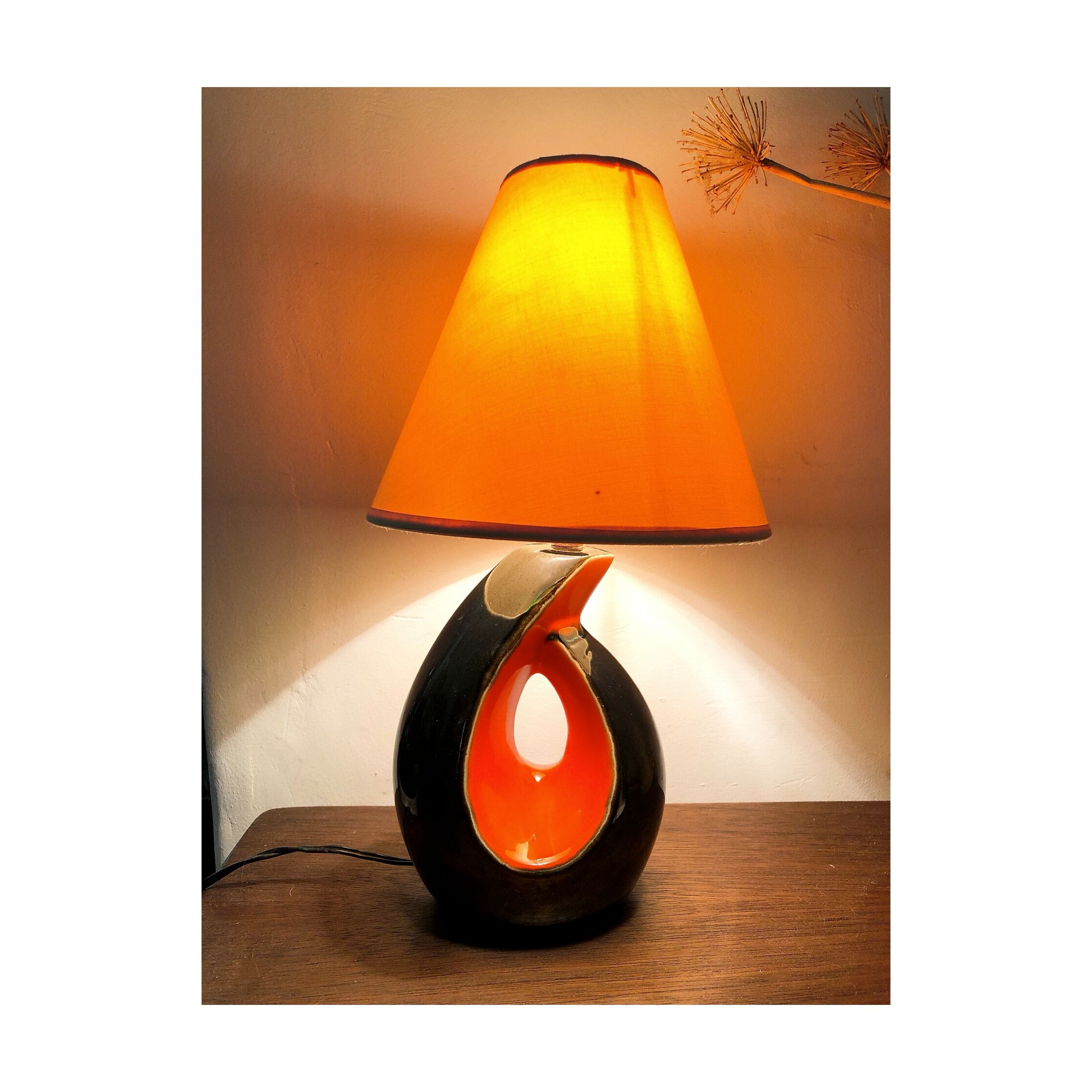 Lampe en céramique Vallauris