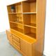 Bibliothèque vintage en teck avec tiroirs