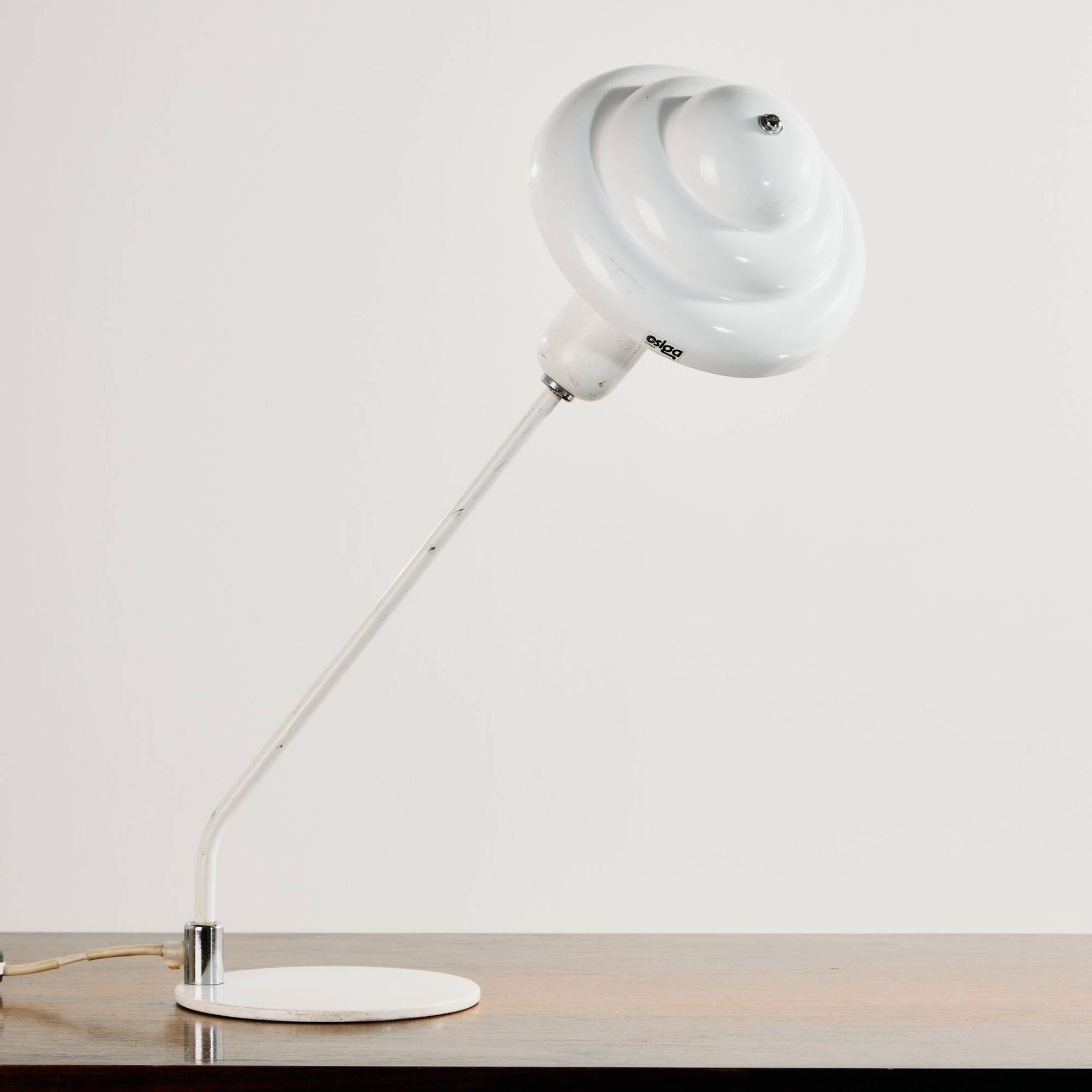 Csiga table lamp by György Radnóti