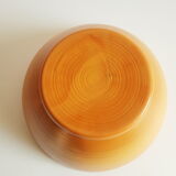 Vintage 70s Volcan brown opaline salad bowl