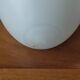 Set of 2 opaline egg-shaped half-globes