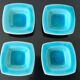 Set of 4 ceramic cups