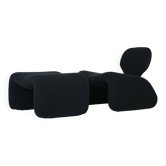 Djinn Armchair and Ottoman by Olivier Mourgue for Airborne