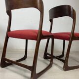 Pair of sled chairs