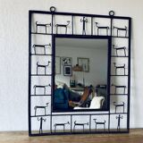 Mirror in ironwork of art
