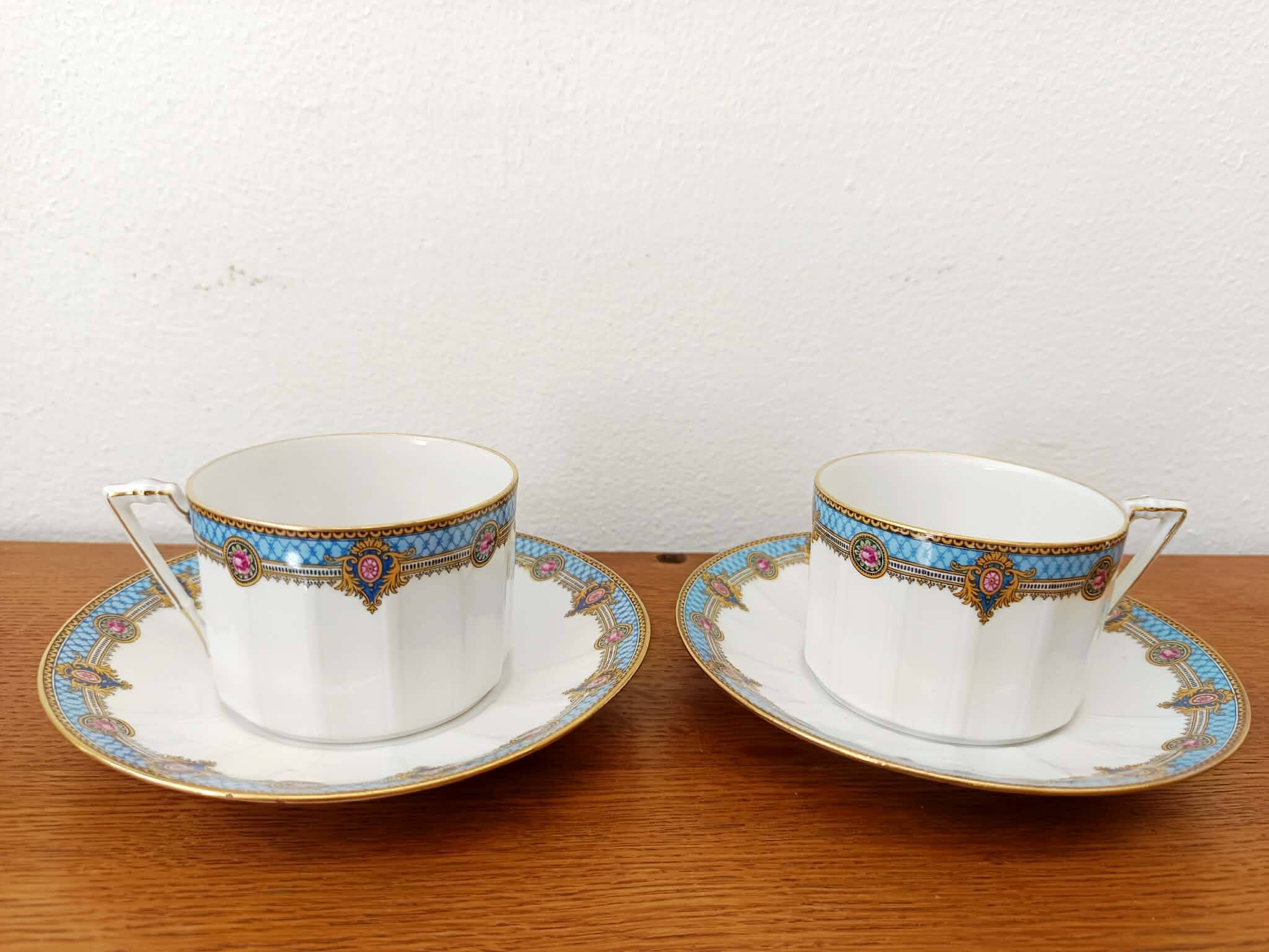 Coffee service Limoges Chabrol & Poirier 1925 Art Deco