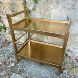 Golden serving tray