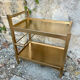 Golden serving tray