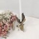 Brass flower candle holder