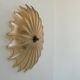 Vintage XL wall lamp, Murano and brass, Italy 1970