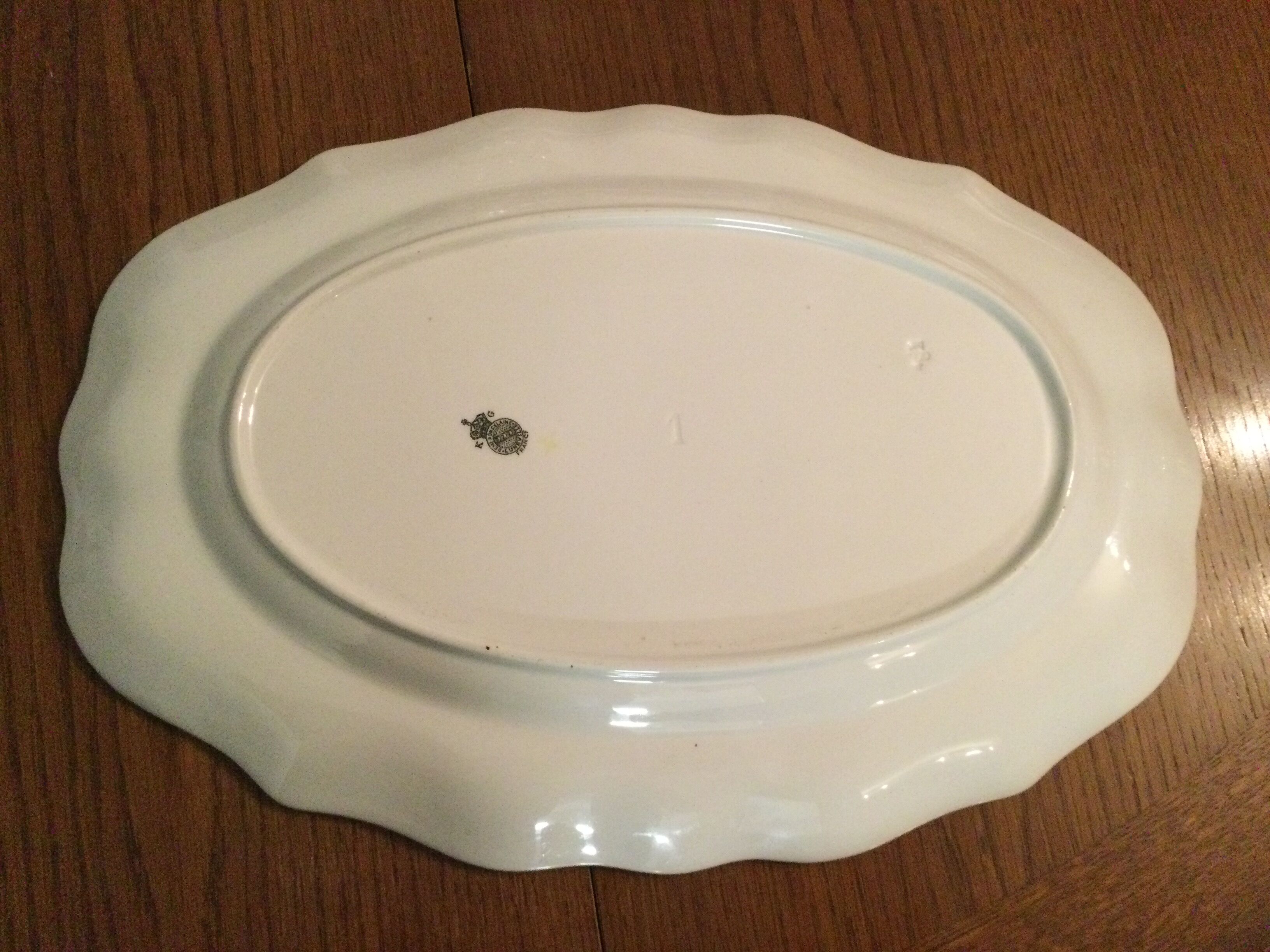 Lunéville porcelain serving dish